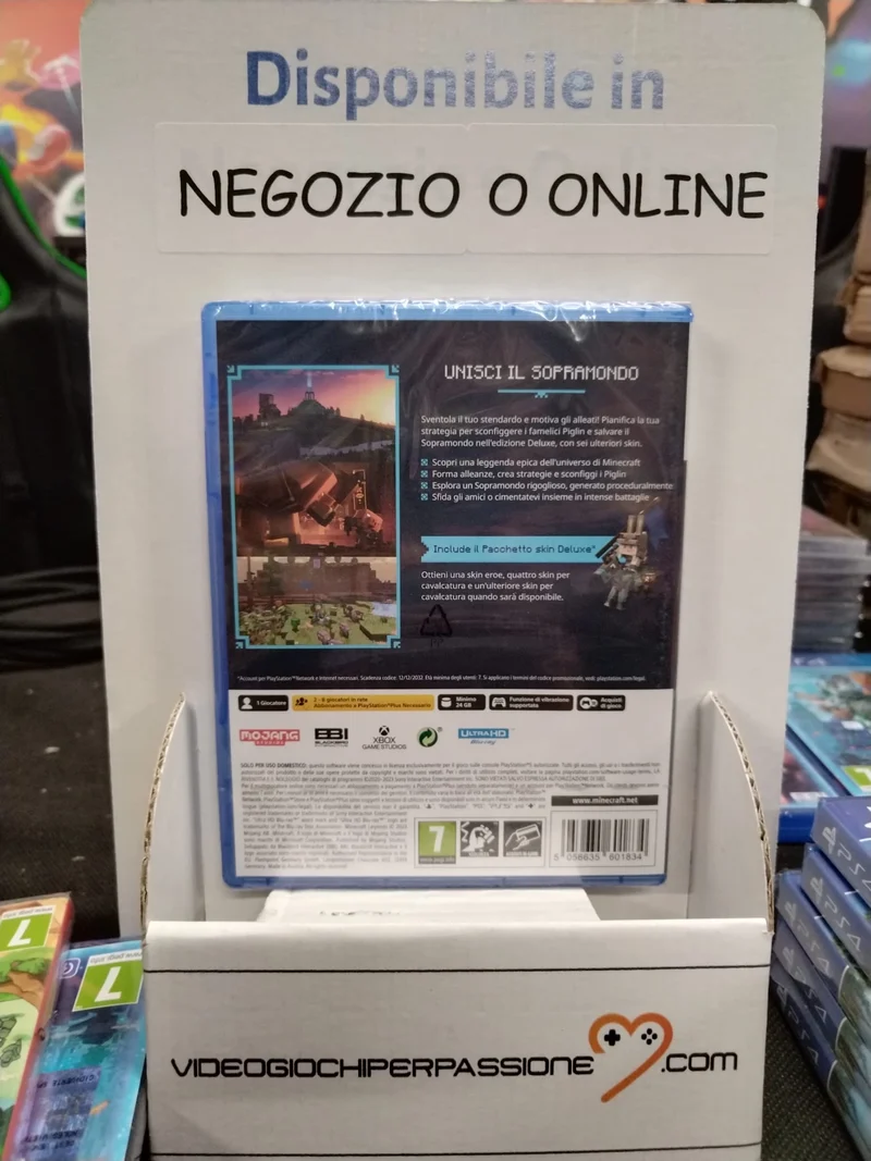 MINECRAFT LEGENDS DELUXE EDITION PS5 versione italiana