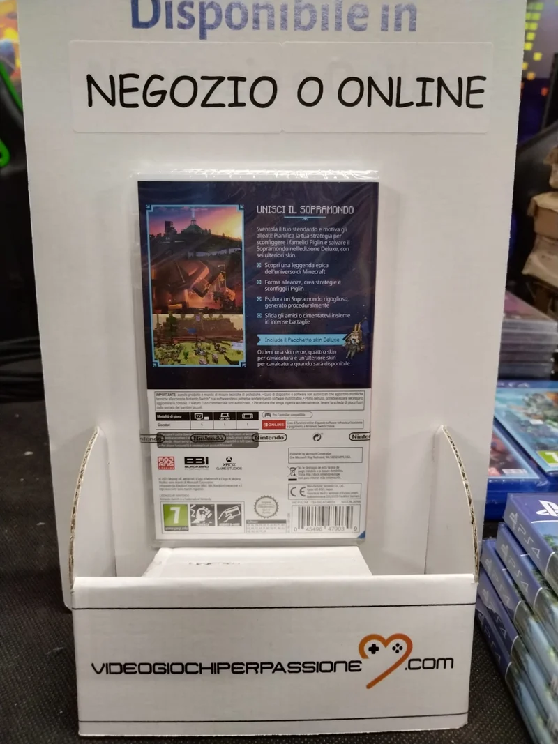MINECRAFT LEGENDS DELUXE EDITION NINTENDO SWITCH versione italiana