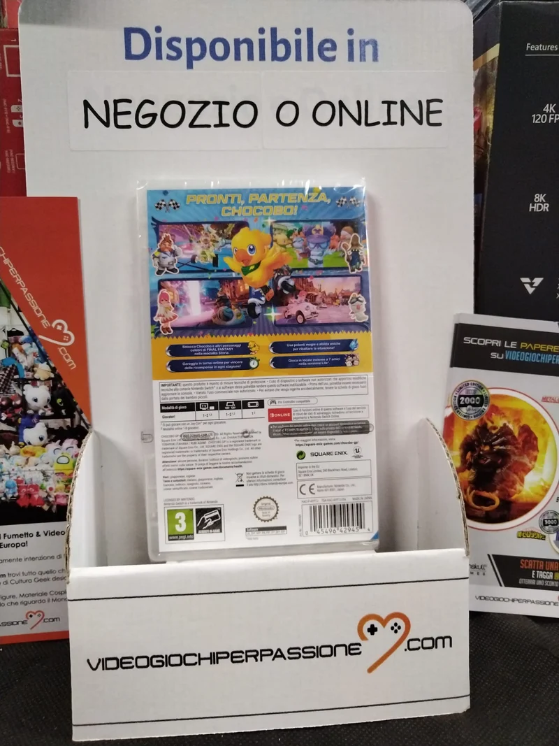 Chocobo GP - Nintendo SWITCH- edizione Italiana - Versione su scheda