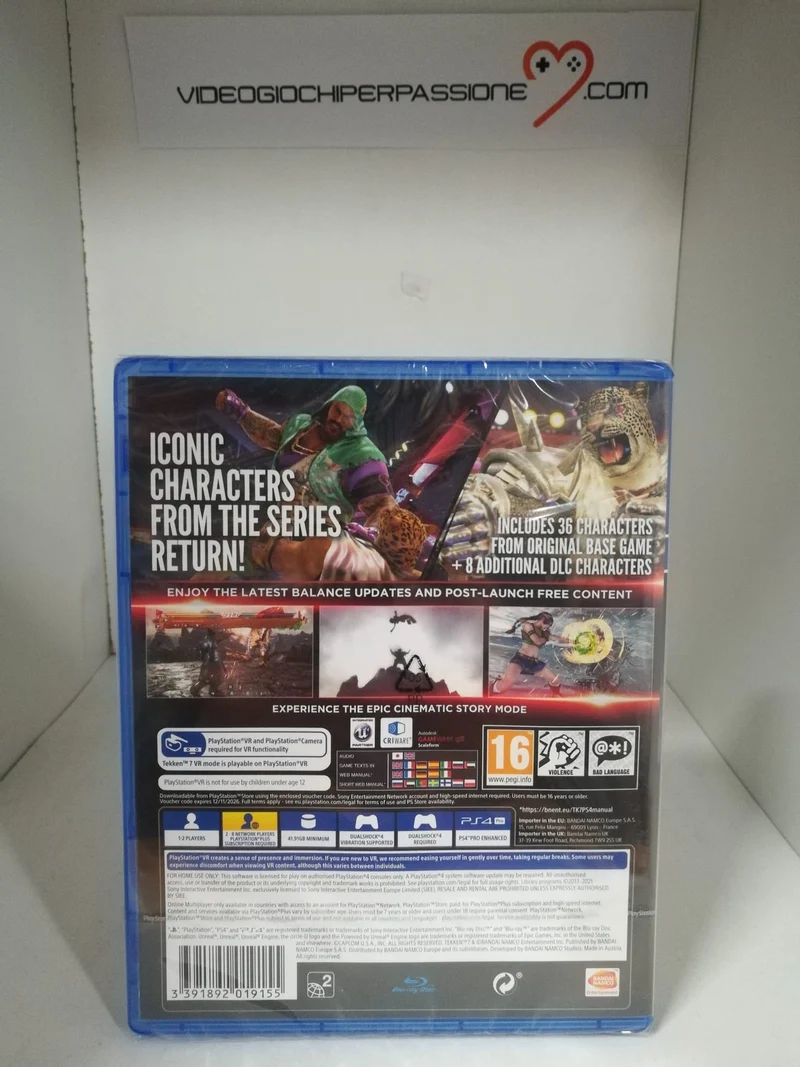 TEKKEN 7 LEGENDARY EDITION PS4 (compatibile playstation VR)