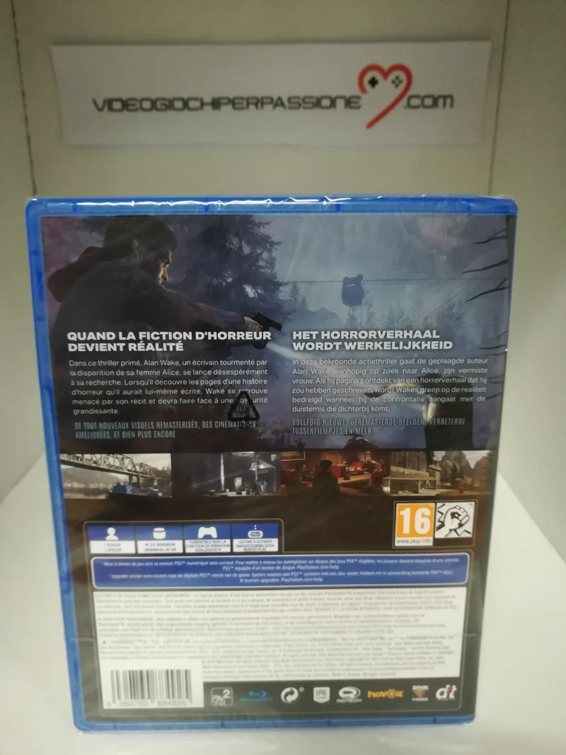 Alan Wake Remastered Playstation 4 Edizione Europea