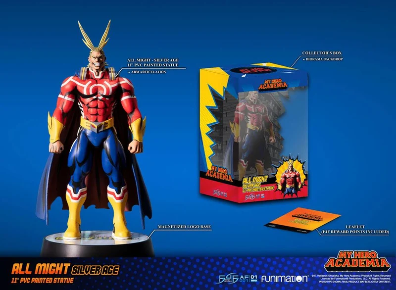 My Hero Academia Action Figure All Might Silver Age 28 cm
