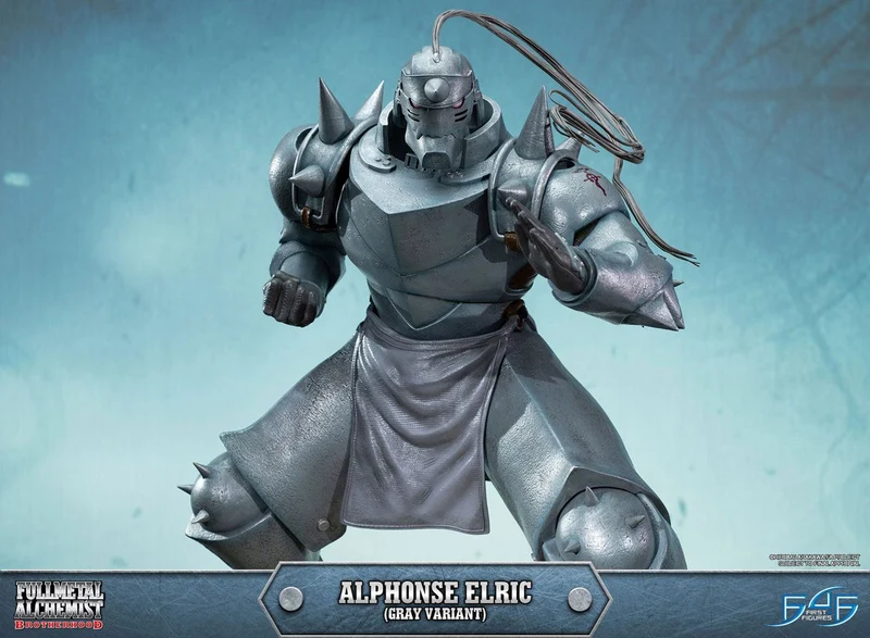 Fullmetal Alchemist Brotherhood Statue Alphonse Elric Gray Variant 55 cm