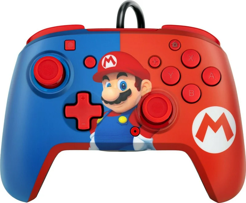 Controller SUPER MARIO - Nintendo Switch-Cablato- Audio-PDP GAMING