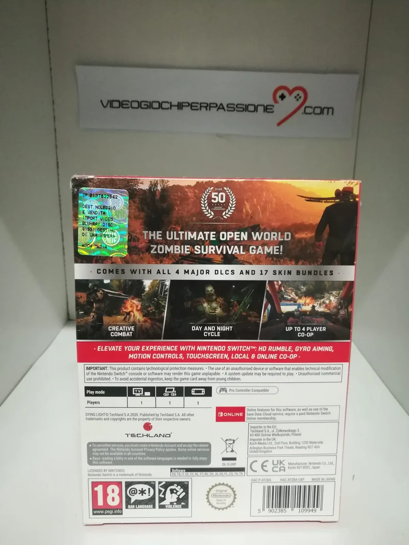 DYING LIGHT PLATINUM EDITION NINTENDO SWITCH
