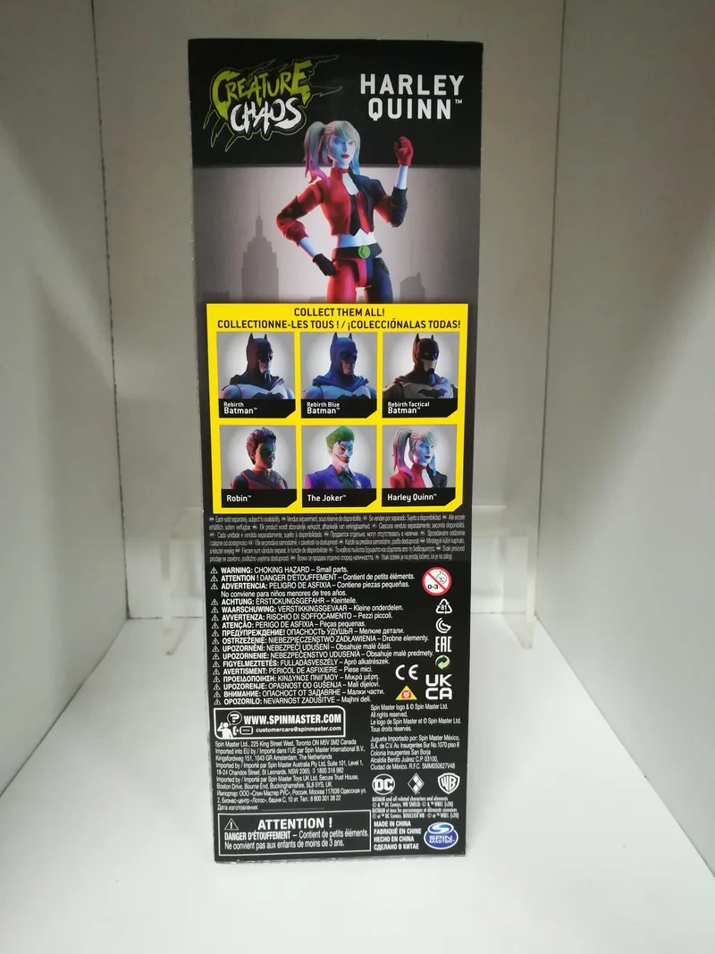 DC Comics, Batman Harley Quinn, FIGURE 30 cm e dotato di 11 punti di articolazione