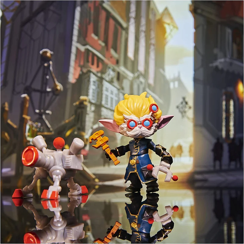 League of Legends Set da 5 Pezzi-Heimerdinger-Jinx-VI-Caitlyn-Ekko ACTION FIGURE