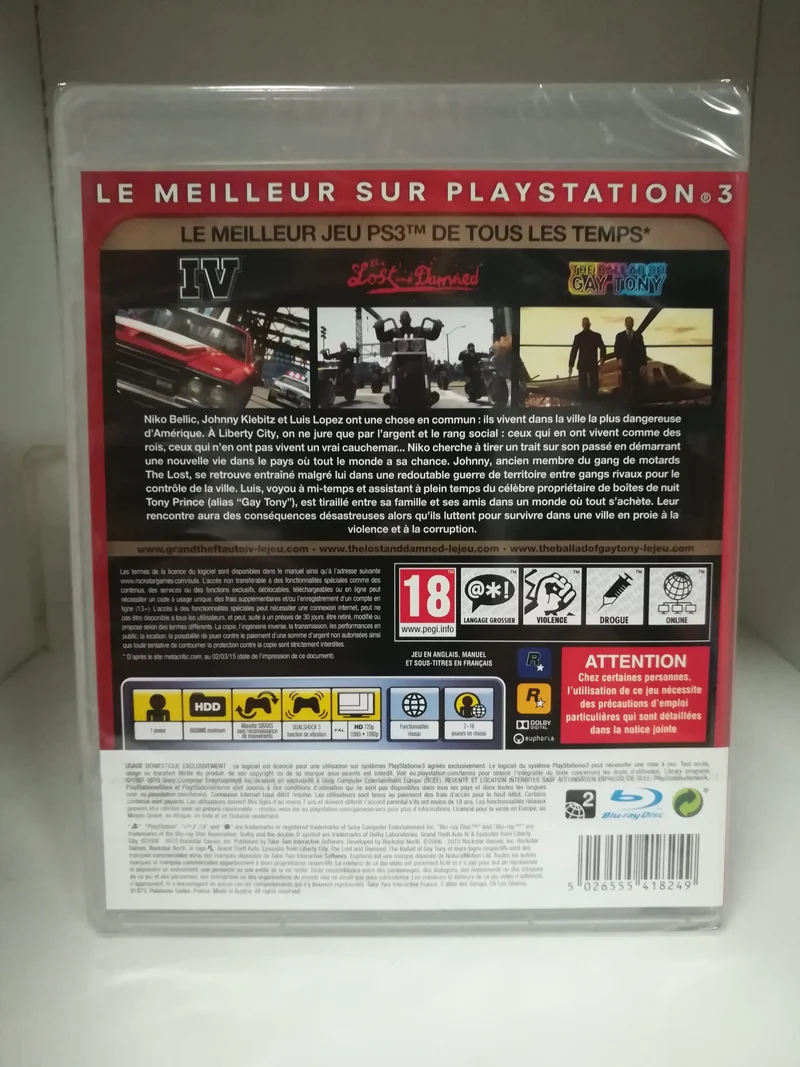 GRAND THEFT AUTO IV Complete Edition Essentials PS3 (GTA 4)