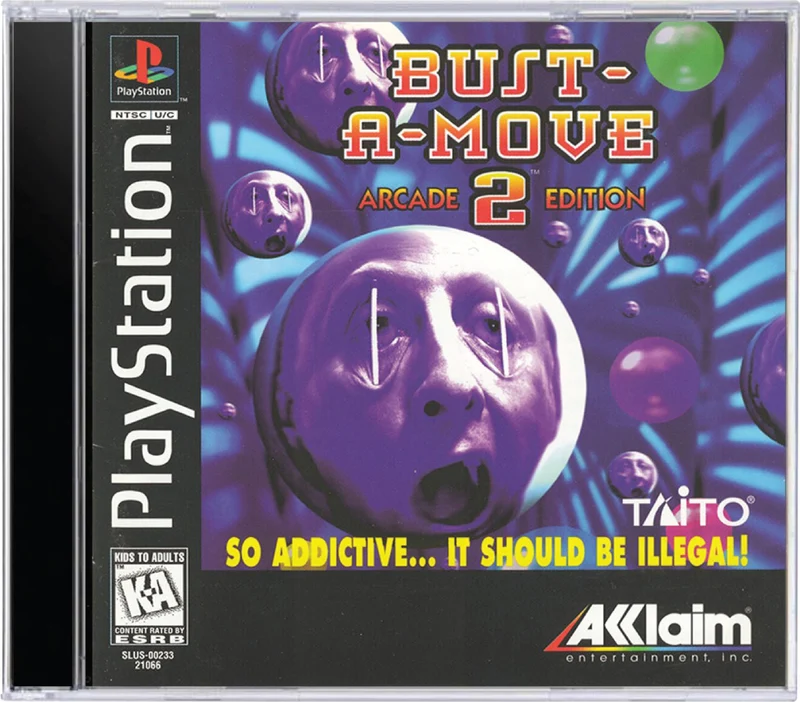 Bust-A-Move 2 - Sony PlayStation 1 (PS1)
