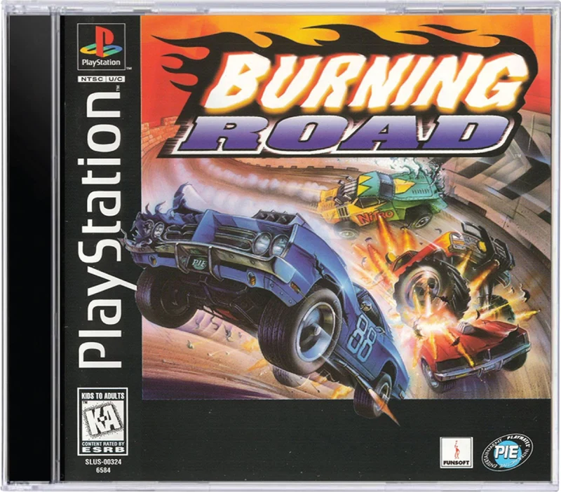 Burning Road - Sony PlayStation 1 (PS1)