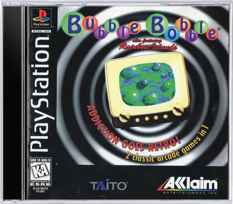 Bubble Bobble Featuring Rainbow Islands - Sony PlayStation 1 (PS1)