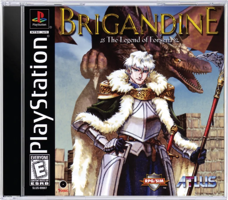 Brigandine The Legend of Forsena - Sony PlayStation 1 (PS1)