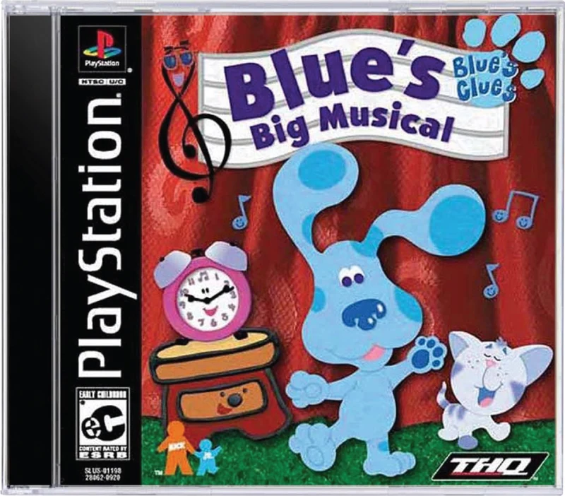 Blue's Clues Blue's Big Musical - Sony PlayStation 1 (PS1)