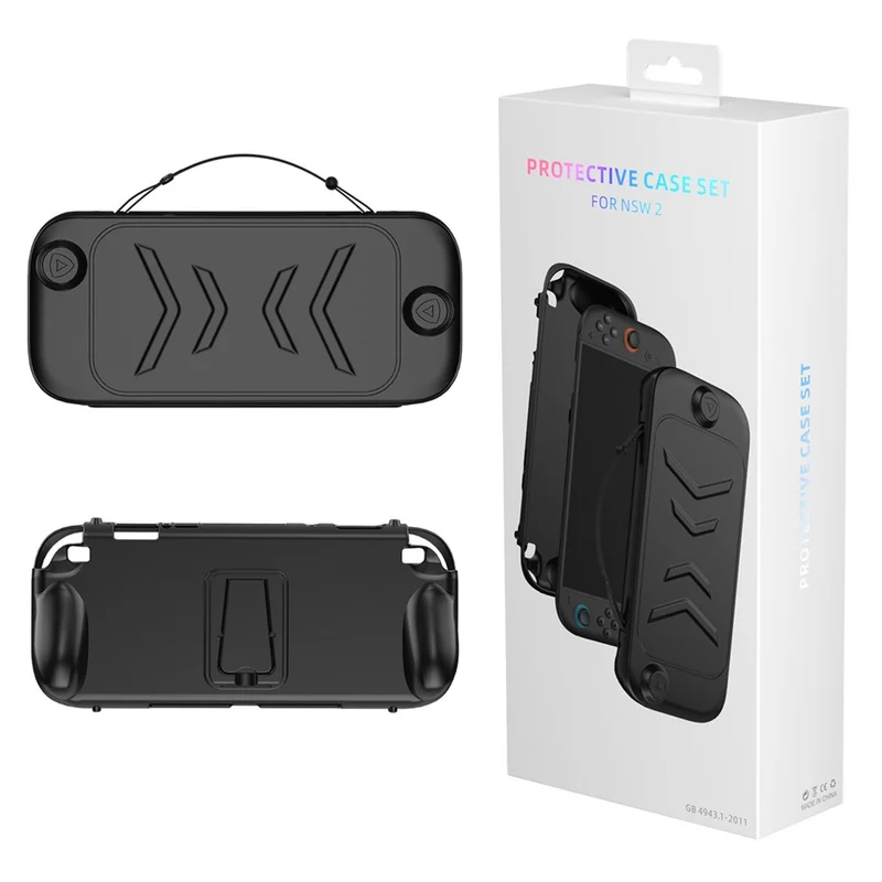 JYS TPU+ABS Protective Case Detachable Cover with Stand For Nintendo Switch 2