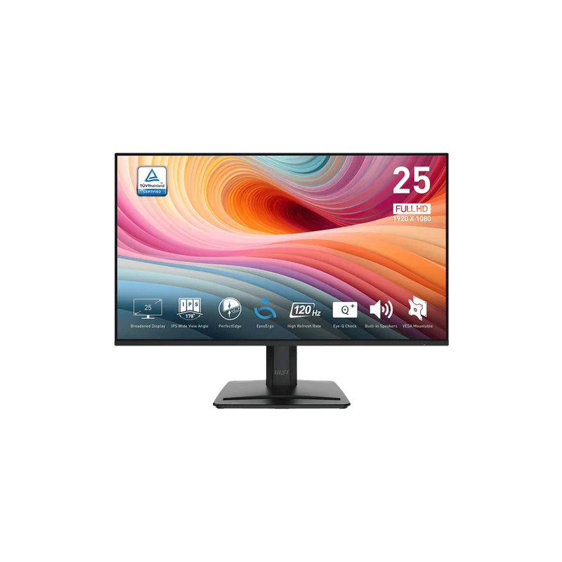 MSI PRO MP251 E2 - 25 Inch Display, IPS, FHD, 120Hz Monitor