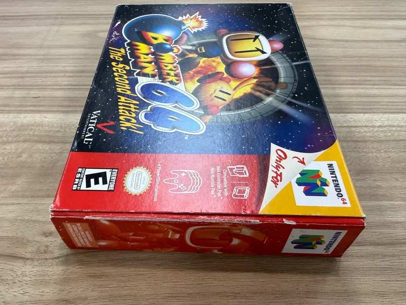 Bomberman 64 Second Attack - Nintendo N64 CIB - With Reg Card