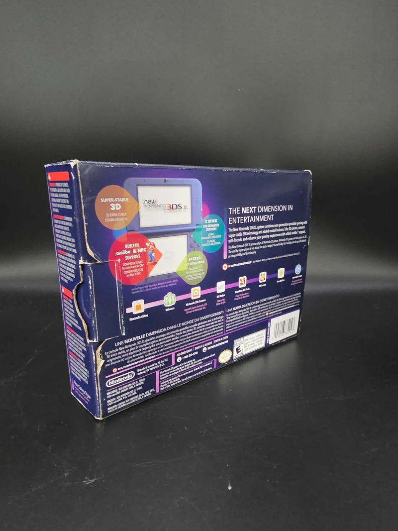 Complete in box "NEW" Nintendo 3DS XL Galaxy Handheld System [B]