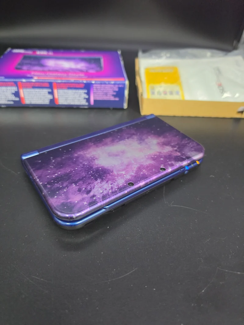 Complete in box "NEW" Nintendo 3DS XL Galaxy Handheld System [B]