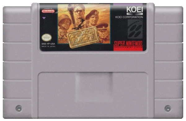 Operation Europe Path to Victory 1939-45 - Nintendo SNES