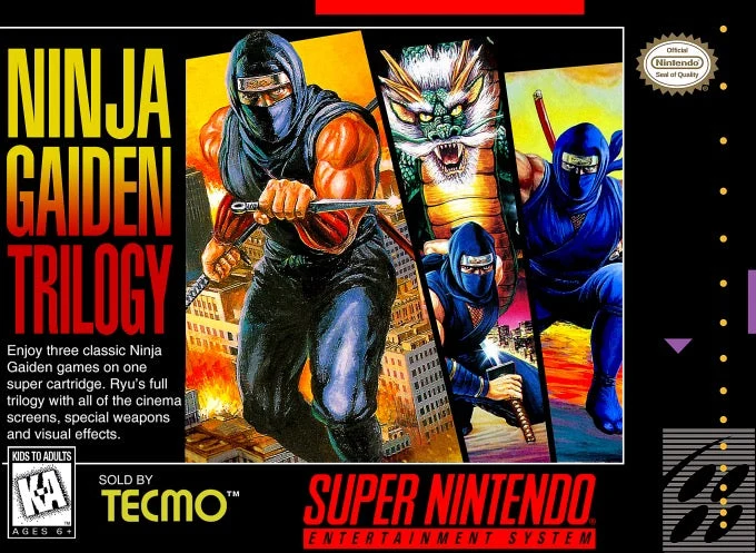 Ninja Gaiden Trilogy - Nintendo SNES
