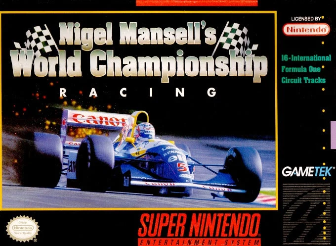 Nigel Mansell's World Championship Racing - Nintendo SNES