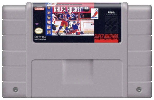 NHLPA Hockey 93 - Nintendo SNES