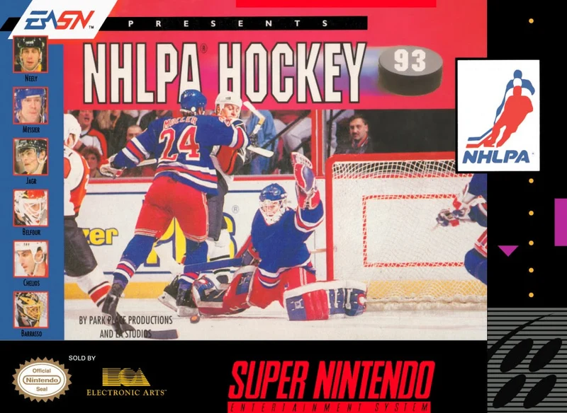 NHLPA Hockey 93 - Nintendo SNES