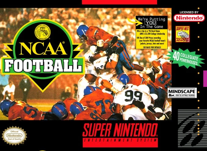 NCAA Football - Nintendo SNES