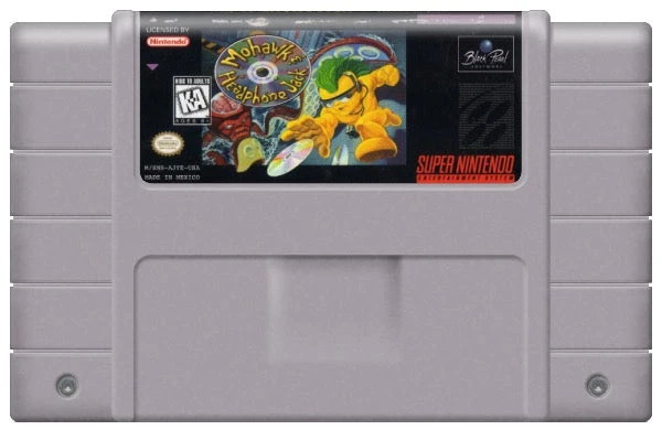 Mohawk and Headphone Jack - Nintendo SNES