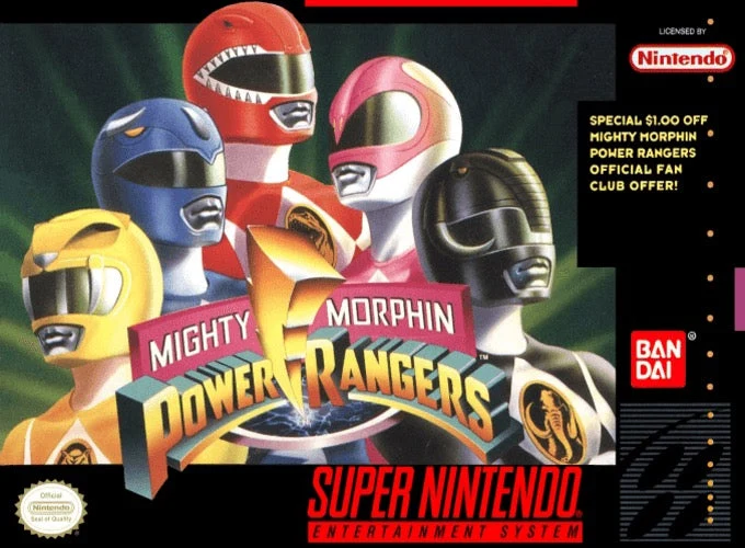 Mighty Morphin Power Rangers - Nintendo SNES