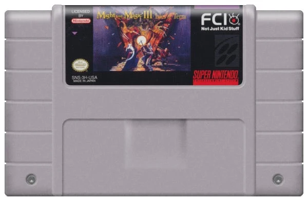 Might and Magic III Isles of Terra - Nintendo SNES