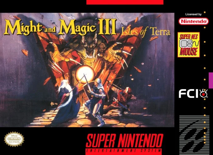 Might and Magic III Isles of Terra - Nintendo SNES