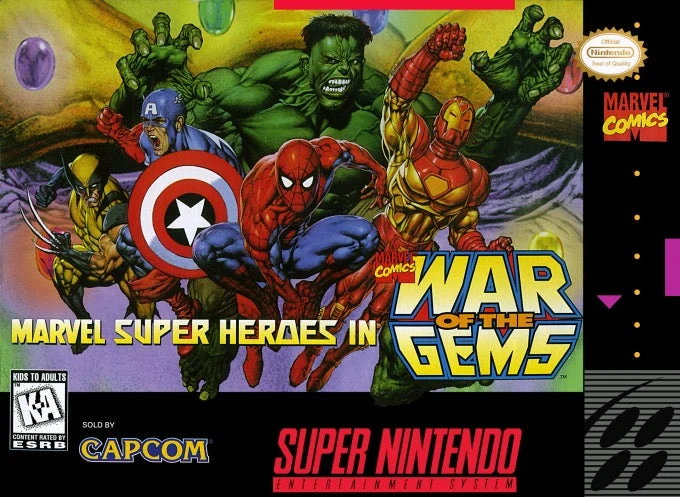 Marvel Super Heroes in War of the Gems - Nintendo SNES