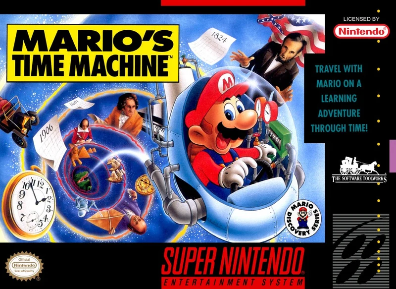 Mario's Time Machine - Nintendo SNES