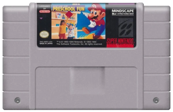 Mario's Early Years Preschool Fun - Nintendo SNES