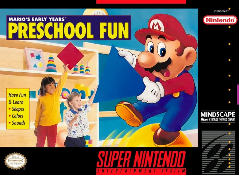 Mario's Early Years Preschool Fun - Nintendo SNES