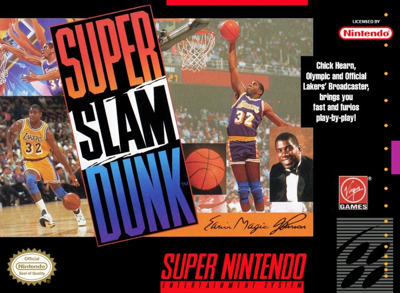 Magic Johnson's Super Slam Dunk - Nintendo SNES