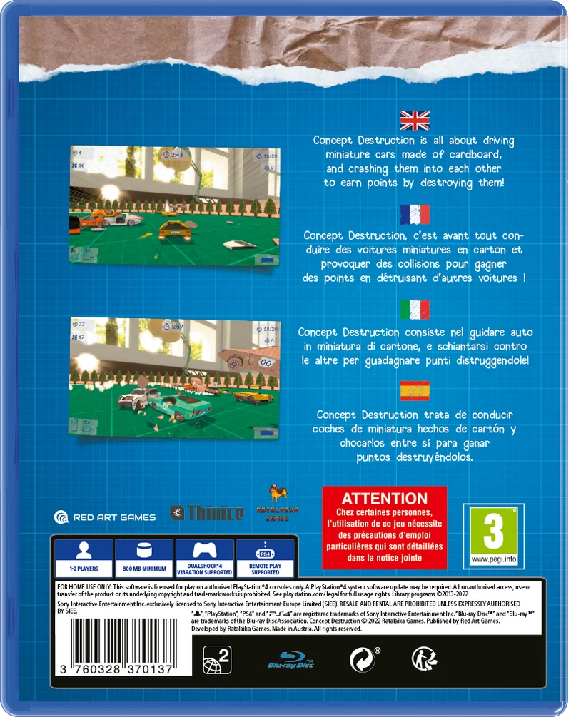 Concept destruction playstation 4