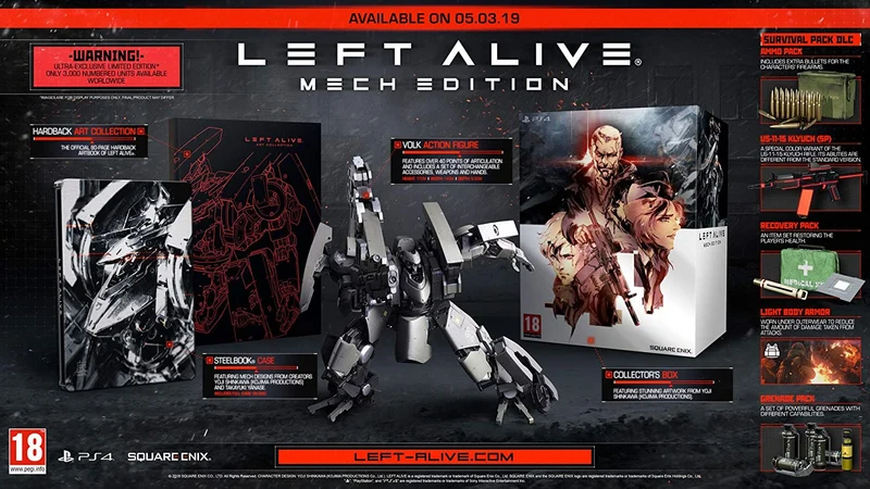 Left Alive Mech Edition Playstation 4 Edizione Europea