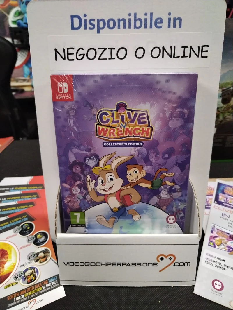 Clive 'N' Wrench Collector's Edition Nintendo Switch Edizione Europea