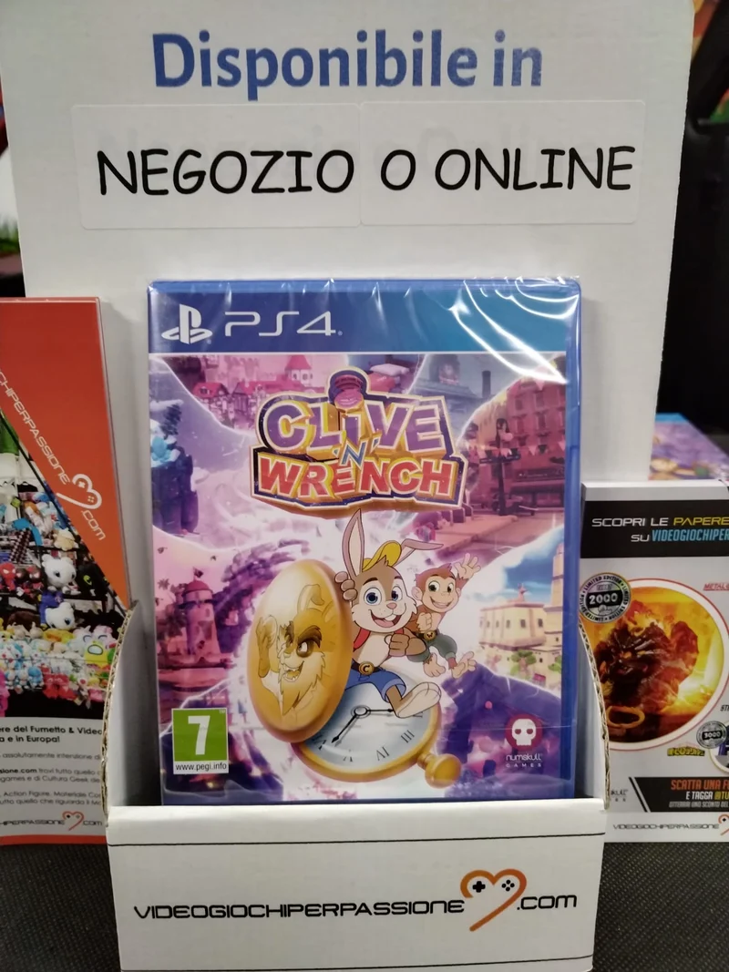 Clive 'N' Wrench Standard Edition Playstation 4 Edizione Europea