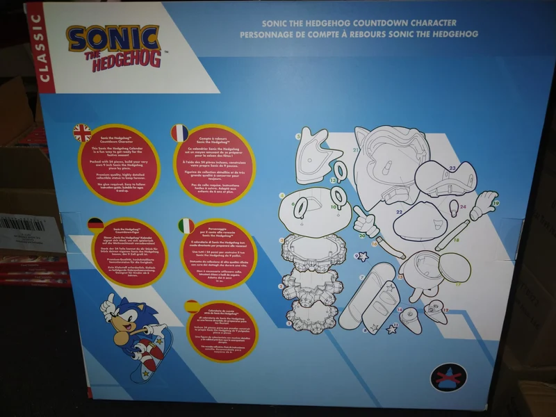 Official Sonic the Hedgehog Countdown - Calendario Dell'Avvento Nerd!(Nuova scatola)