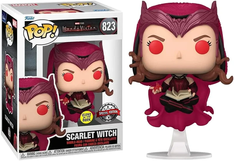 WandaVision POP! TV Scarlet Witch 9 cm-GLOWS IN THE DARK
