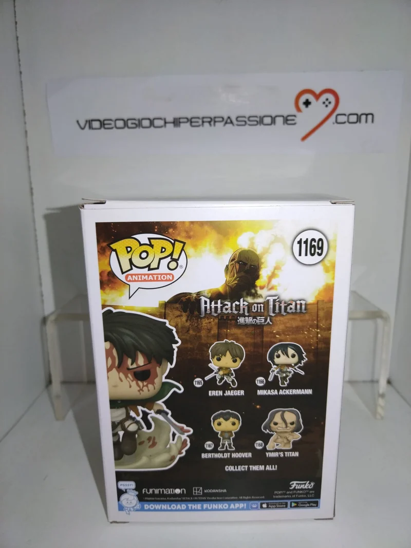 Funko Pop Attack on Titan Battle Levi 1169 XCLUSIVE