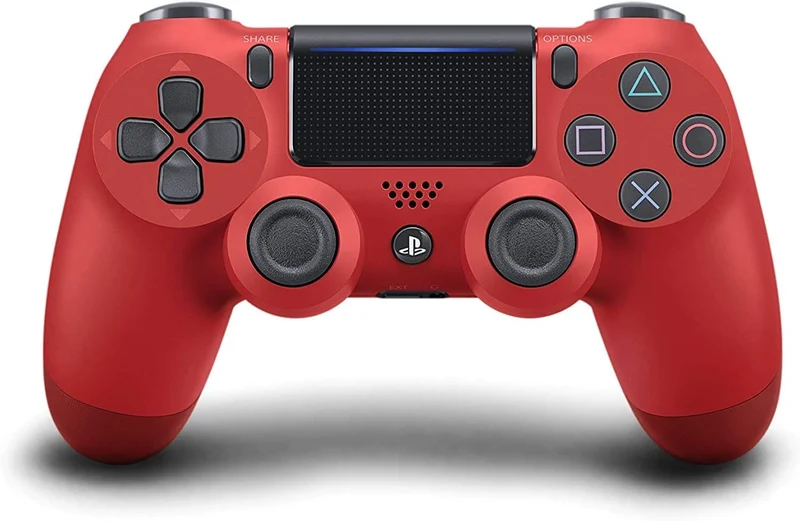 PlayStation 4 - Dualshock 4 Controller Wireless V2, Rosso (Magma Red) (ORIGINALE)