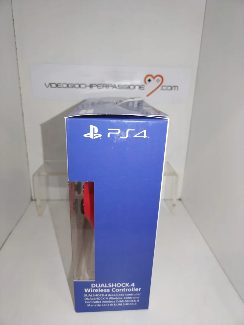 PlayStation 4 - Dualshock 4 Controller Wireless V2, Rosso (Magma Red) (ORIGINALE)