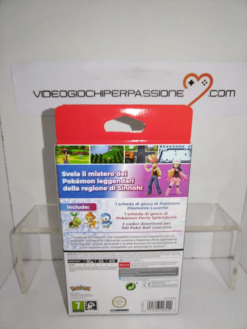 Pokemon Perla Splendente + Pokemon Diamante Lucente EDIZIONE DUPLICE