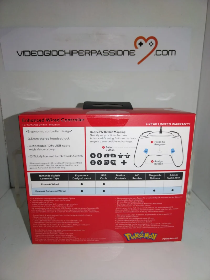 CONTROLLER NINTENDO SWITCH -POKEMON-Mewtwo-