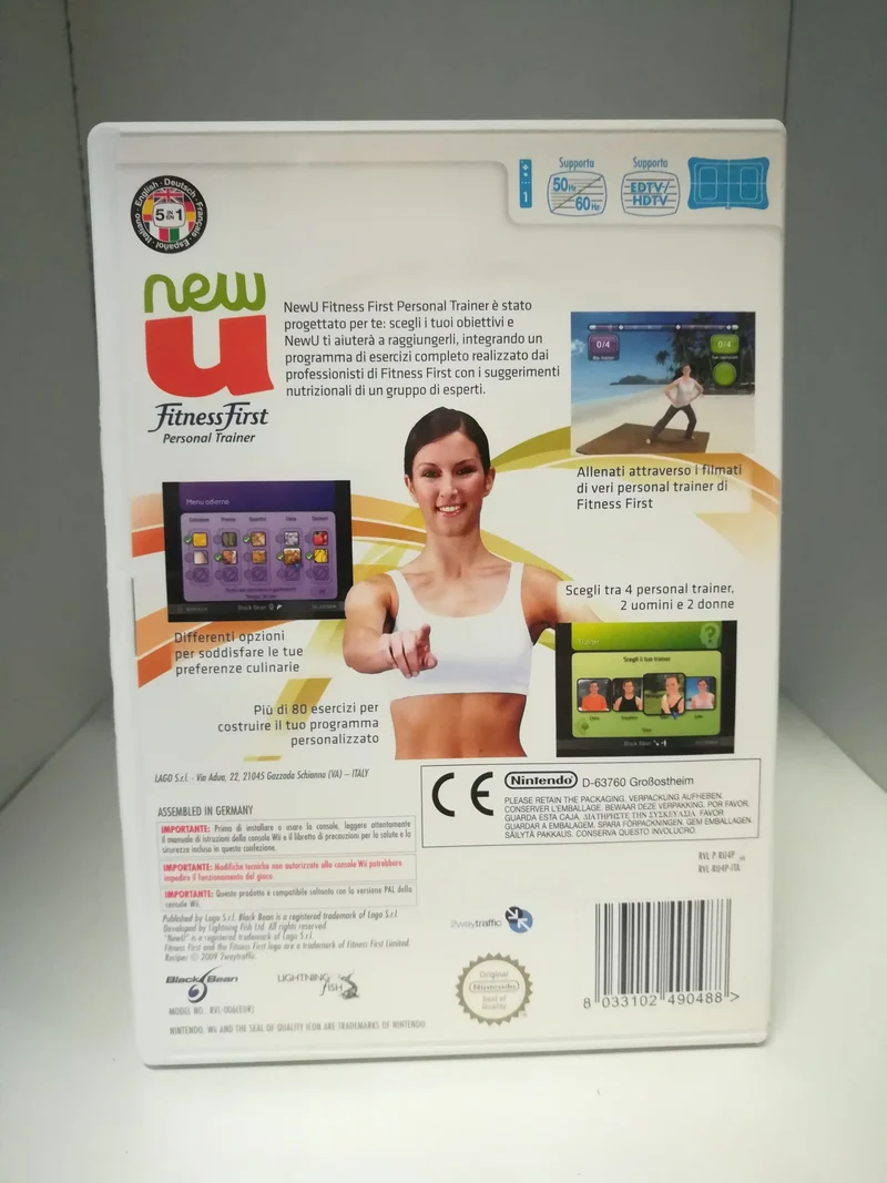 NEW U FITNESS FIRST NINTENDO WII (usato garantito)(versione italiana)