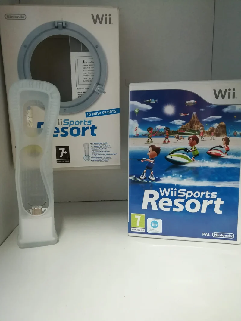 NINTENDO WII SPORTS RESORT +WII MOTION PLUS (usato garantito)